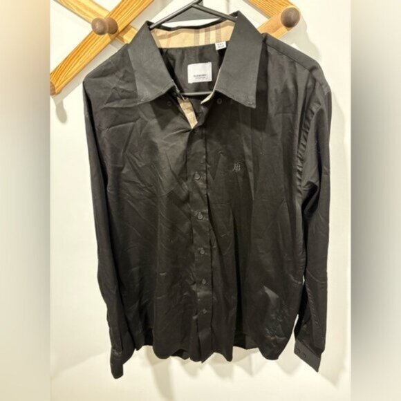 MENS BURBERRY BUTTON DOWN SHIRT - Picture 1 of 8